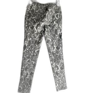 Anthropologie pants/ leggings  straight leg color Planck/ gray-size NWT